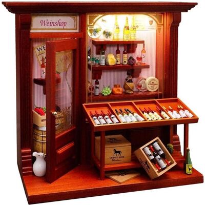 Reutter, Miniaturen, Weinladen mit Beleuchtung Reutter, Miniaturen, Weinladen mit Beleuchtung