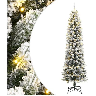 vidaXL Künstlicher Weihnachtsbaum 180 cm mit 300 LEDs & Schnee vidaXL Künstlicher Weihnachtsbaum 180 cm mit 300 LEDs & Schnee