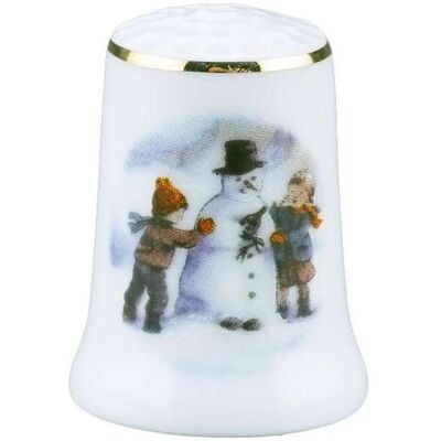 Reutter, Miniaturen, M.W. - Fingerhut Schneemann Reutter, Miniaturen, M.W. - Fingerhut Schneemann