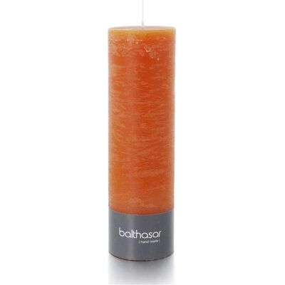 2x Balthasar, Kerzen, Zylinderkerze Rustico 20 cm x 6 cm, Orange (1x) 2x Balthasar, Kerzen, Zylinderkerze Rustico 20 cm x 6 cm, Orange (1x)