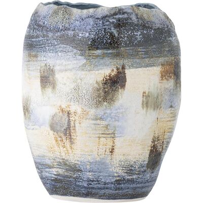 Bloomingville Nienna Vase - Blau - Keramik - Wohndeko Bloomingville Nienna Vase - Blau - Keramik - Wohndeko