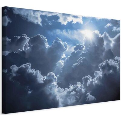 Artgeist, Bilder, Animated Scenery: The Sun Battling with Clouds (120 x 80 cm) Artgeist, Bilder, Animated Scenery: The Sun Battling with Clouds (120 x 80 cm)