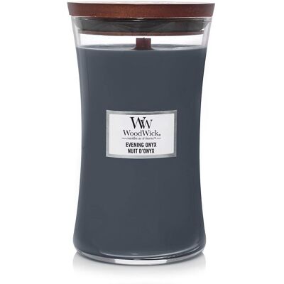 WoodWick Abend Onyx Große Sanduhrkerze - Kerze WoodWick Abend Onyx Große Sanduhrkerze - Kerze