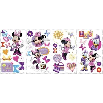 Disney Minnie Roommates Wiederverwendbare Wandaufkleber - 33 Stück Disney Minnie Roommates Wiederverwendbare Wandaufkleber - 33 Stück