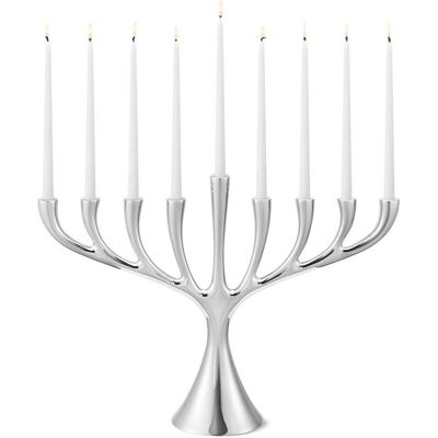 Georg Jensen, Kerzenständer, COBRA Menora Kerzenhalter Georg Jensen, Kerzenständer, COBRA Menora Kerzenhalter