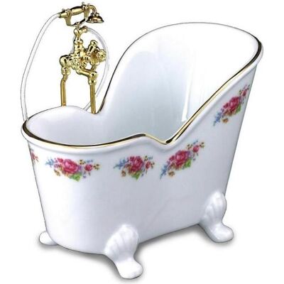 Reutter, Miniaturen, 001.772/0 - Sitzbadewanne "Dresdner Rose", Miniatur Reutter, Miniaturen, 001.772/0 - Sitzbadewanne "Dresdner Rose", Miniatur