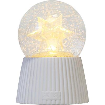 Sirius, LED Weihnachtsdeko, LED-Dekolicht Weihnachtskugel Capella, Ø 10 x H 13 cm Sirius, LED Weihnachtsdeko, LED-Dekolicht Weihnachtskugel Capella, Ø 10 x H 13 cm