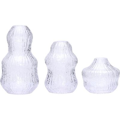 Hübsch Vase, Fuyu Vasen Klar (3er Set) (3x, 1.06 l) Hübsch Vase, Fuyu Vasen Klar (3er Set) (3x, 1.06 l)