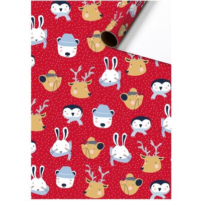 Stewo, Geschenkverpackung, Geschenkpapier „Malik“ 70 cm × 2 m, 80 g/m², rot Stewo, Geschenkverpackung, Geschenkpapier „Malik“ 70 cm × 2 m, 80 g/m², rot