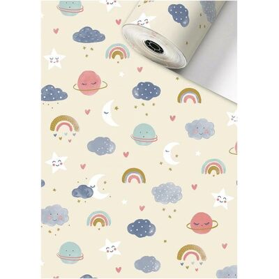 Stewo, Geschenkverpackung, Geschenkpapier 0.5x250m Hiroko beige Stewo, Geschenkverpackung, Geschenkpapier 0.5x250m Hiroko beige