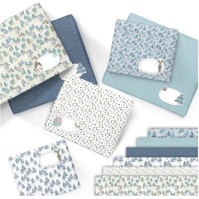 Papierdrachen, Geschenkverpackung, Geschenkpapier Set Weihnachten - Cold Outside (6x) Papierdrachen, Geschenkverpackung, Geschenkpapier Set Weihnachten - Cold Outside (6x)