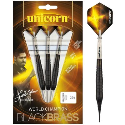 Unicorn Black Brass Jelle Klaasen Soft Darts (19 g) Unicorn Black Brass Jelle Klaasen Soft Darts (19 g)