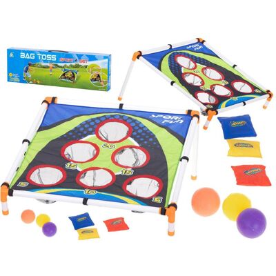 Ikonka Zielwerfen mit Taschen Darts Geschicklichkeitsspiel Ikonka Zielwerfen mit Taschen Darts Geschicklichkeitsspiel