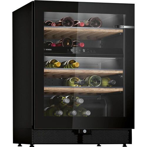 Bosch Hausgeräte KWK16ABGB, Weinkühlschrank Freistehend, Schwarz