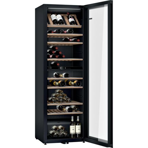 Bosch Hausgeräte KWK36ABGA, Weinkühlschrank Freistehend, Schwarz