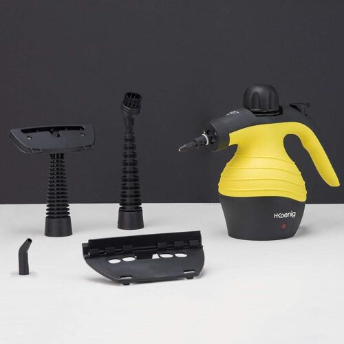 H.Koenig NV60, Dampfreiniger, Schwarz, Gelb