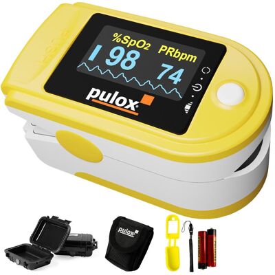 Pulox, Pulsoximeter + EKG, Pulsoximeter PO-200 gelb Pulox, Pulsoximeter + EKG, Pulsoximeter PO-200 gelb