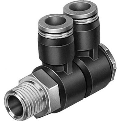Festo, Rohrverbindungstechnik, Verteiler 153217 QSLV2-1/4-10 1 St. Festo, Rohrverbindungstechnik, Verteiler 153217 QSLV2-1/4-10 1 St.