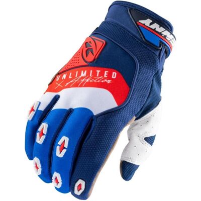 Kenny, Motorradhandschuhe, Racing-Cross-/Enduro-Handschuhe Modell Safety Farbe Navy/Weiss/Rot Farbe Blau/Weiss/Rot (Fluo) (Herren, 3XL) Kenny, Motorradhandschuhe, Racing-Cross-/Enduro-Handschuhe Modell Safety Farbe Navy/Weiss/Rot Farbe Blau/Weiss/Rot (Fluo) (Herren, 3XL)