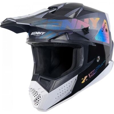 Kenny, Motorradhelm, Racing Helm Cross/Enduro Modell Track Graphic Zoom Schwarz Farbe Schwarz/Grau/Weiss/Chameleon (XXL, 63 - 64 cm) Kenny, Motorradhelm, Racing Helm Cross/Enduro Modell Track Graphic Zoom Schwarz Farbe Schwarz/Grau/Weiss/Chameleon (XXL, 63 - 64 cm)
