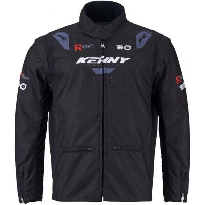 Kenny, Motorradjacke, Racing Adventure/Enduro Jacke Modell Adventure Black Farbe Schwarz/Grau/Weiss Grösse L (Herren, L) Kenny, Motorradjacke, Racing Adventure/Enduro Jacke Modell Adventure Black Farbe Schwarz/Grau/Weiss Grösse L (Herren, L)
