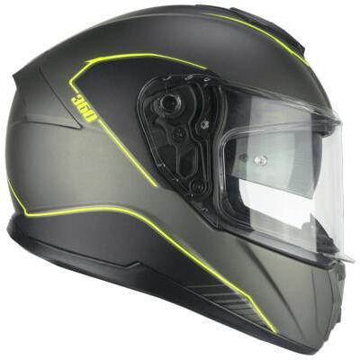 Casco Moto Integrale CGM 360G KAD RIDE Grafite Giallo Fluo - Motorradhelm Casco Moto Integrale CGM 360G KAD RIDE Grafite Giallo Fluo - Motorradhelm