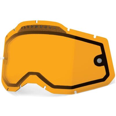 100%, Motorradhelm Zubehör, Gen. 2 Belüftetes Ersatzglas - Orange 100%, Motorradhelm Zubehör, Gen. 2 Belüftetes Ersatzglas - Orange