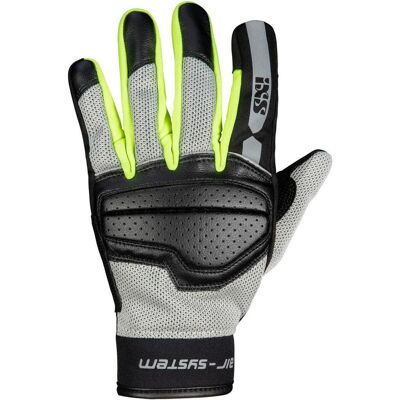 Ixs Evo-Air Damen Motorradhandschuhe - Schwarz-Grau-Gelb - Motorradhandschuhe Ixs Evo-Air Damen Motorradhandschuhe - Schwarz-Grau-Gelb - Motorradhandschuhe