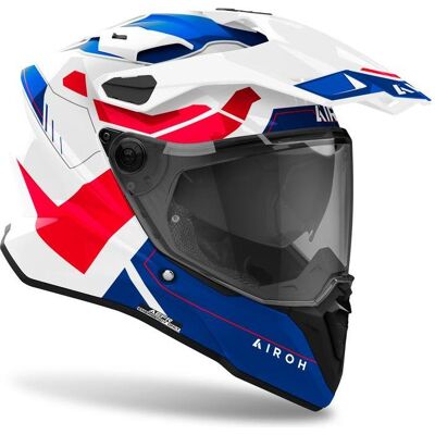 Airoh, Motorradhelm, Commander 2 Reveal Blau/Rot glänzender Helm (S) Airoh, Motorradhelm, Commander 2 Reveal Blau/Rot glänzender Helm (S)