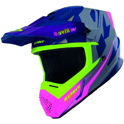Kenny, Motorradhelm, Racing Helm Cross/Enduro-Transport Kinder/Junior Grafik Speed Lila Pink Farbe Lila/Pink/Gelb (S, 47 - 48 cm) Kenny, Motorradhelm, Racing Helm Cross/Enduro-Transport Kinder/Junior Grafik Speed Lila Pink Farbe Lila/Pink/Gelb (S, 47 - 48 cm)