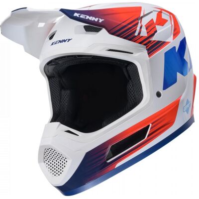 Kenny, Motorradhelm, Racing Helm Cross/Enduro Modell Performance Ert Graphic Patriot Farbe Weiss/Rot/Blau Grösse (XXL, 63 - 64 cm) Kenny, Motorradhelm, Racing Helm Cross/Enduro Modell Performance Ert Graphic Patriot Farbe Weiss/Rot/Blau Grösse (XXL, 63 - 64 cm)