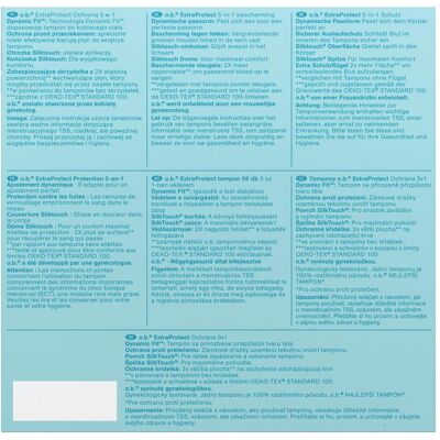 o.b., Tampons, Extra Protect Normal tampony 56szt. (56x, Normal) o.b., Tampons, Extra Protect Normal tampony 56szt. (56x, Normal)