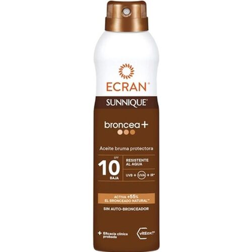Ecran, Sonnencreme, Sunnique Broncea Aceite Bruma Spf10 250ml (Sonnenöl, Bis SPF 10, 250 ml)