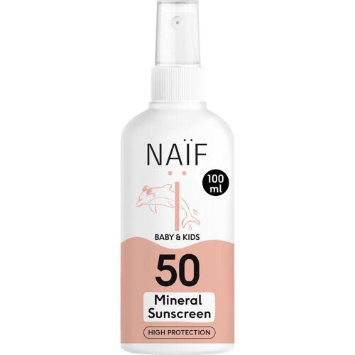 Naïf, Sonnencreme, Mineral Sunscreen (Sonnenöl, SPF 50, 100 ml, 133 g)