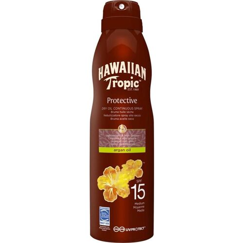 Hawaiian Tropic, Sonnencreme, Protective Argan Oil (Sonnenöl, SPF 15, 177 ml)