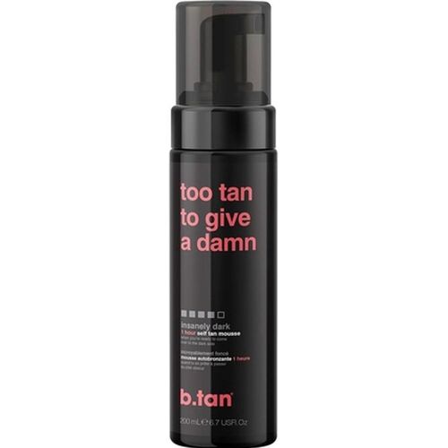 B.Tan, Selbstbräuner, Too Tan To Give A Damn Tan Mousse 200 ml (Selbstbräunungstuch, 200 ml)