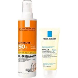 La Roche-Posay Anthelios SPF50+ Spray & Lipikar Olio Lavante Set La Roche-Posay Anthelios SPF50+ Spray & Lipikar Olio Lavante Set