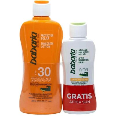 Babaria, Sonnencreme, SOL. LECHE PROTECTOR ALOE F30 200 ML + AFTER SUN 100 ML (SPF 30, 200 ml) Babaria, Sonnencreme, SOL. LECHE PROTECTOR ALOE F30 200 ML + AFTER SUN 100 ML (SPF 30, 200 ml)