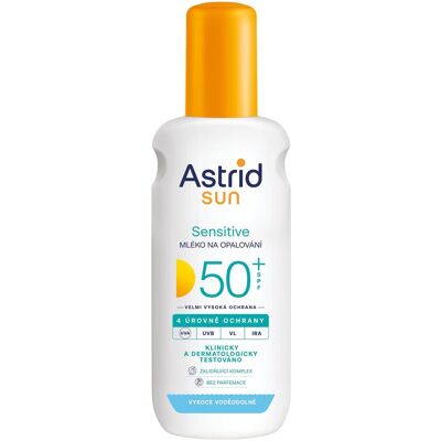 Astrid Sun Sensitive SPF 50 Spray - Sonnenschutz in Sprayform Astrid Sun Sensitive SPF 50 Spray - Sonnenschutz in Sprayform
