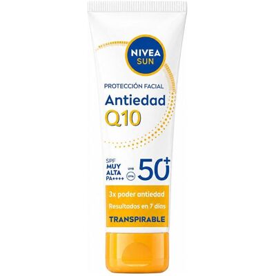 NIVEA, Sonnencreme, Bronc Face 40ml Q10 F50 Antiaging (SPF 50, 40 ml) NIVEA, Sonnencreme, Bronc Face 40ml Q10 F50 Antiaging (SPF 50, 40 ml)