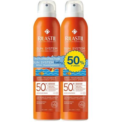 Rilastil Baby SPF50+ Transparenter Spray - Sonnencreme Spray Rilastil Baby SPF50+ Transparenter Spray - Sonnencreme Spray