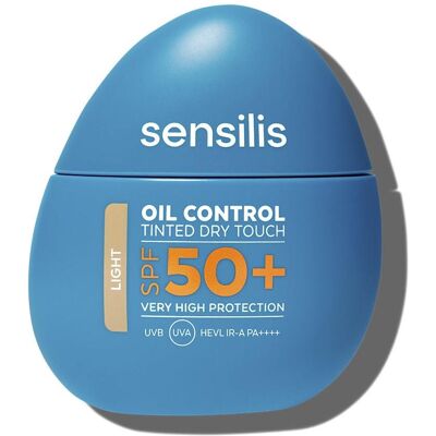 Sensilis, Sonnencreme, Ölregulierende getönte Sonnencreme mit Trocken-Touch-Effekt (SPF 50+, 40 ml) Sensilis, Sonnencreme, Ölregulierende getönte Sonnencreme mit Trocken-Touch-Effekt (SPF 50+, 40 ml)