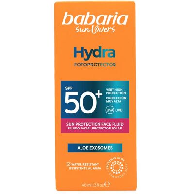 Babaria, Sonnencreme, Es wäre Sun. Hydra Photoprotector Sonnencreme für das Gesicht, Spf50+, 40 ml (SPF 50+, 40 ml) Babaria, Sonnencreme, Es wäre Sun. Hydra Photoprotector Sonnencreme für das Gesicht, Spf50+, 40 ml (SPF 50+, 40 ml)