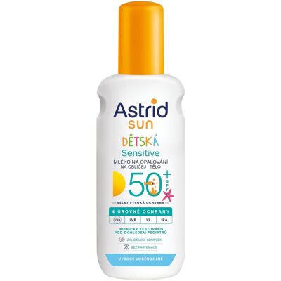 Astrid Kids Sensitive Sonnenspray SPF 50+ - Sonnenschutz Astrid Kids Sensitive Sonnenspray SPF 50+ - Sonnenschutz
