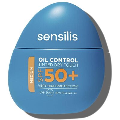 Sensilis, Sonnencreme, Ölkontrollierende getönte Sonnencreme mit trockener Textur SPF50+ (SPF 50+, 40 ml) Sensilis, Sonnencreme, Ölkontrollierende getönte Sonnencreme mit trockener Textur SPF50+ (SPF 50+, 40 ml)