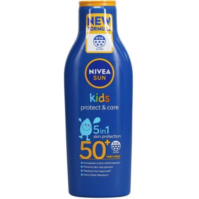 NIVEA Sun Kids Protect & Care SPF 50+ Lotion - Sonnenschutzcreme NIVEA Sun Kids Protect & Care SPF 50+ Lotion - Sonnenschutzcreme