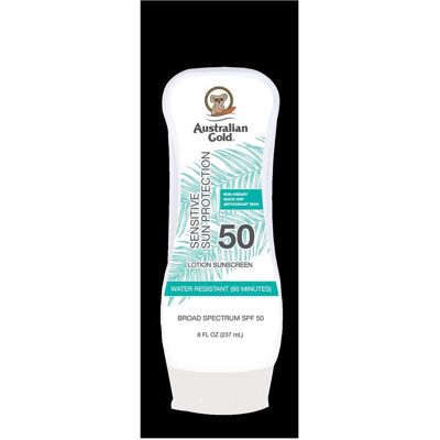 Australian Gold, Sonnencreme, SPF 50 Sensitive Skin Lotion (SPF 50, 237 ml) Australian Gold, Sonnencreme, SPF 50 Sensitive Skin Lotion (SPF 50, 237 ml)
