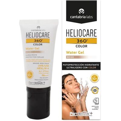 Heliocare 360º Farb Wasser Gel SPF50+ Beige (50 ml) Heliocare 360º Farb Wasser Gel SPF50+ Beige (50 ml)
