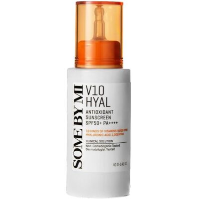 Some By Mi, Sonnencreme, V10 Hyal Antioxidant Sunscreen Spf 50 Pa Face Cream 40 Ml (SPF 50+, 40 ml) Some By Mi, Sonnencreme, V10 Hyal Antioxidant Sunscreen Spf 50 Pa Face Cream 40 Ml (SPF 50+, 40 ml)