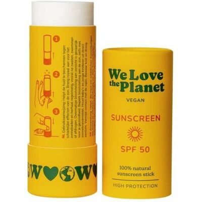 2x We Love The Planet, Sonnencreme, Vegan Sunscreen (SPF 50, 40 g) 2x We Love The Planet, Sonnencreme, Vegan Sunscreen (SPF 50, 40 g)